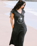 Phase Tee Dress Charcoal