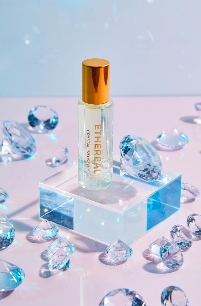crystal infused ethereal body oil roller
