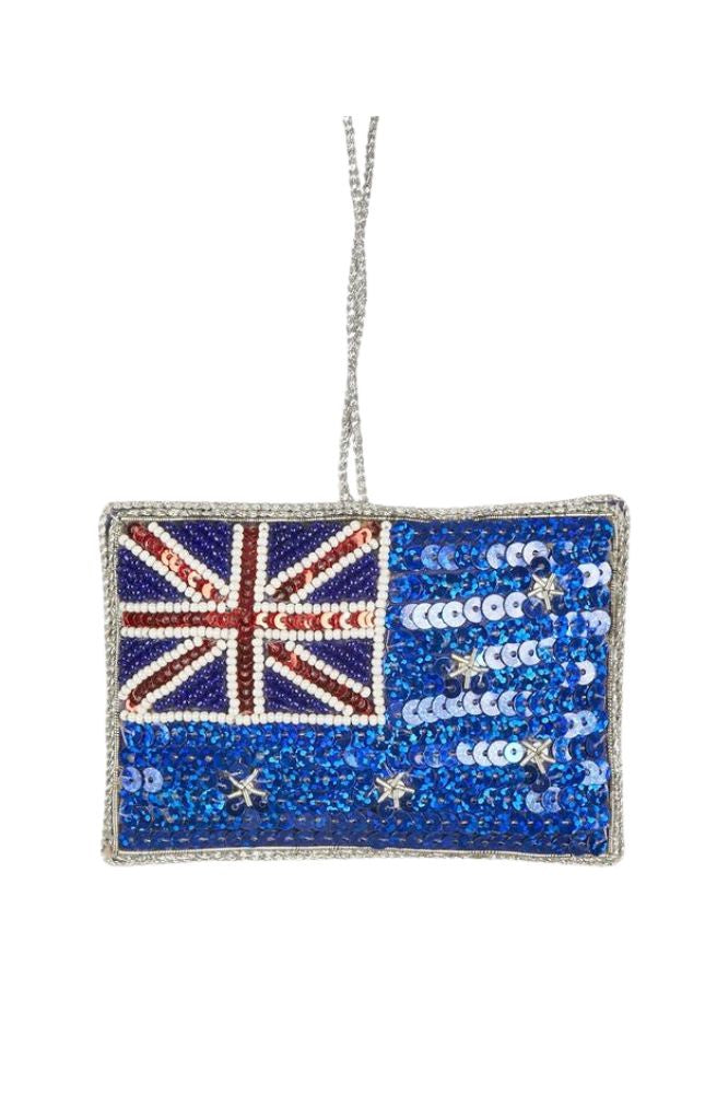 Aussie Flag Xmas Tree Decoration, Ornament