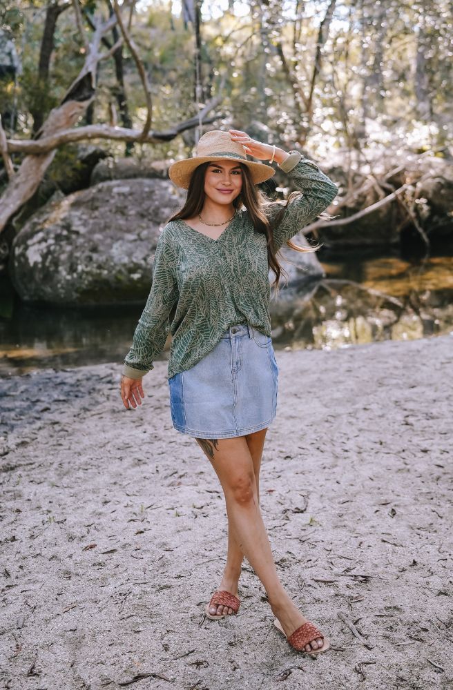 Serena Blouse Forest