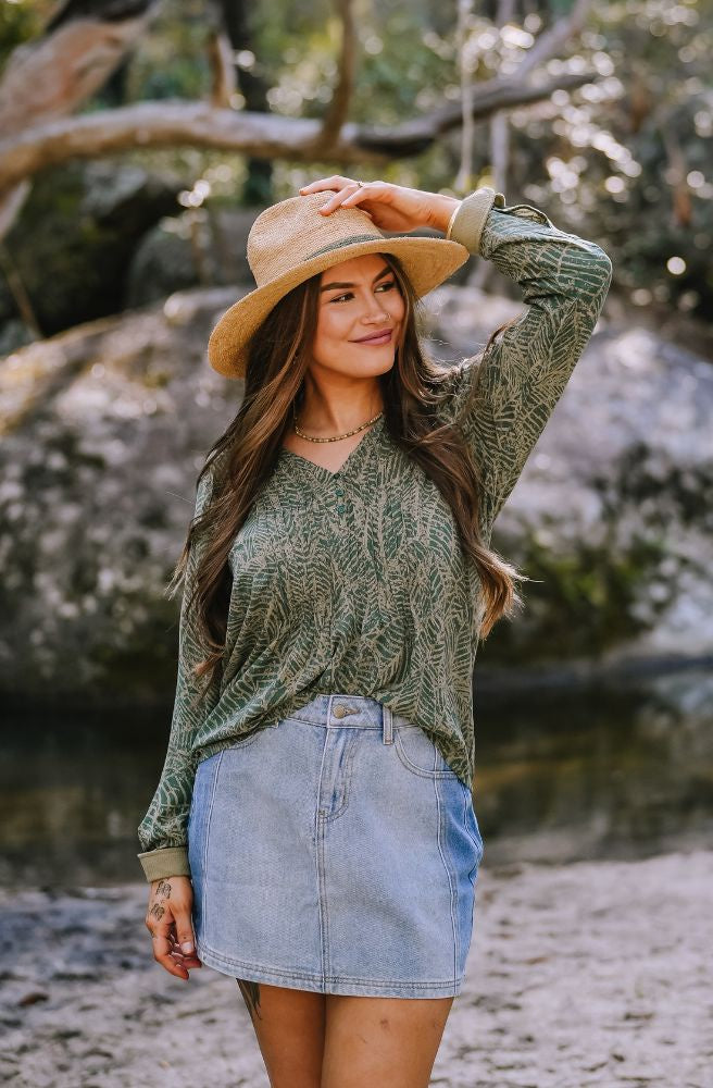 Serena Blouse Forest