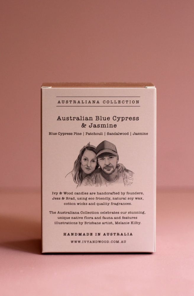 Australian Blue Cypress & Jasmine Candle