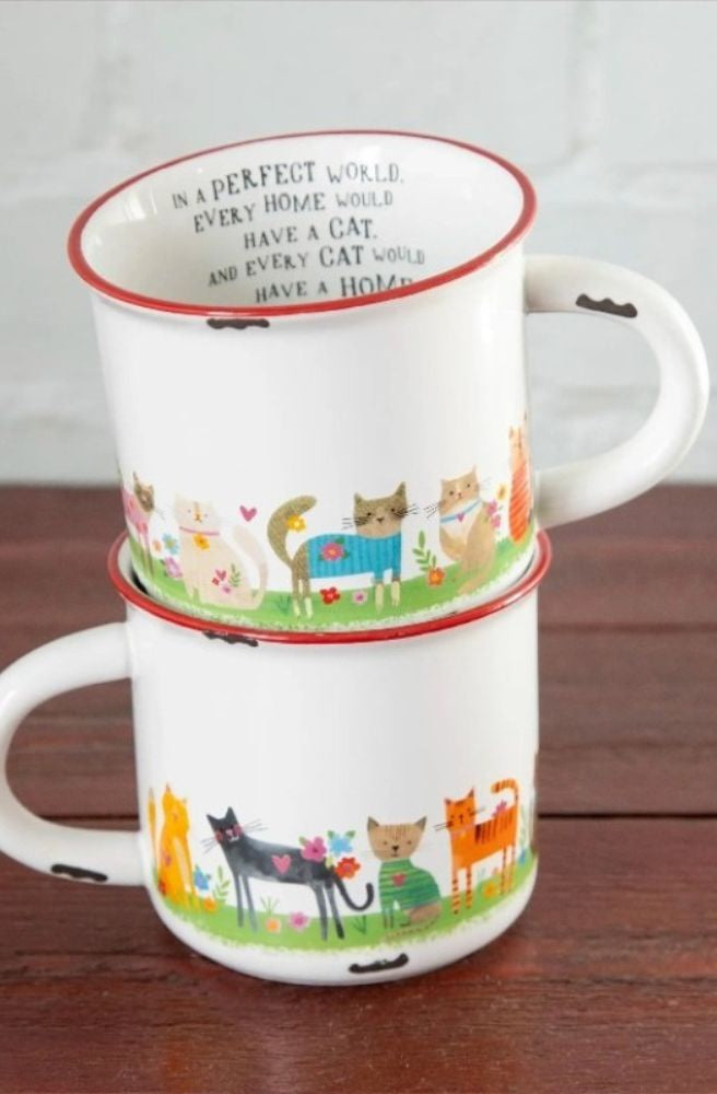 Camp Mug Every Cat Has a Home, Gift Idea