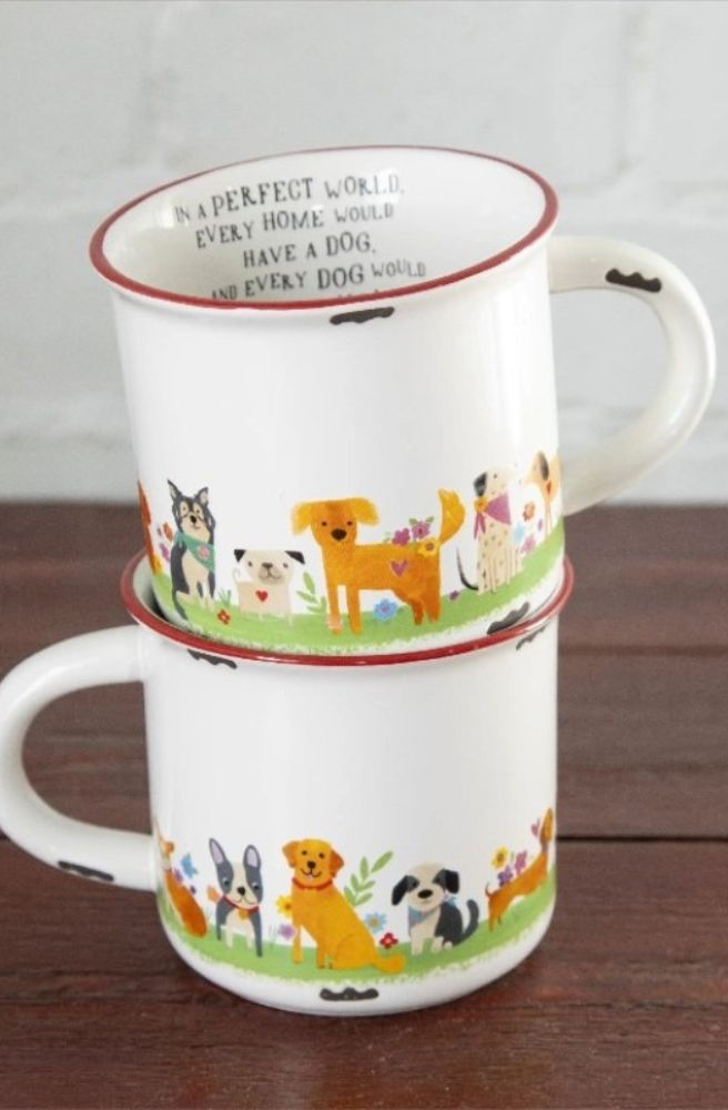 Camp Mug Every Home Has a Dog, Novelty Gift Idea