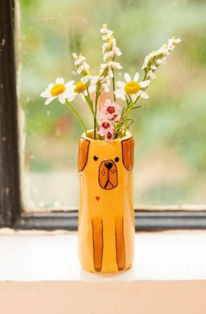 Cutest Little Dog Vase, Bohemian Homewares
