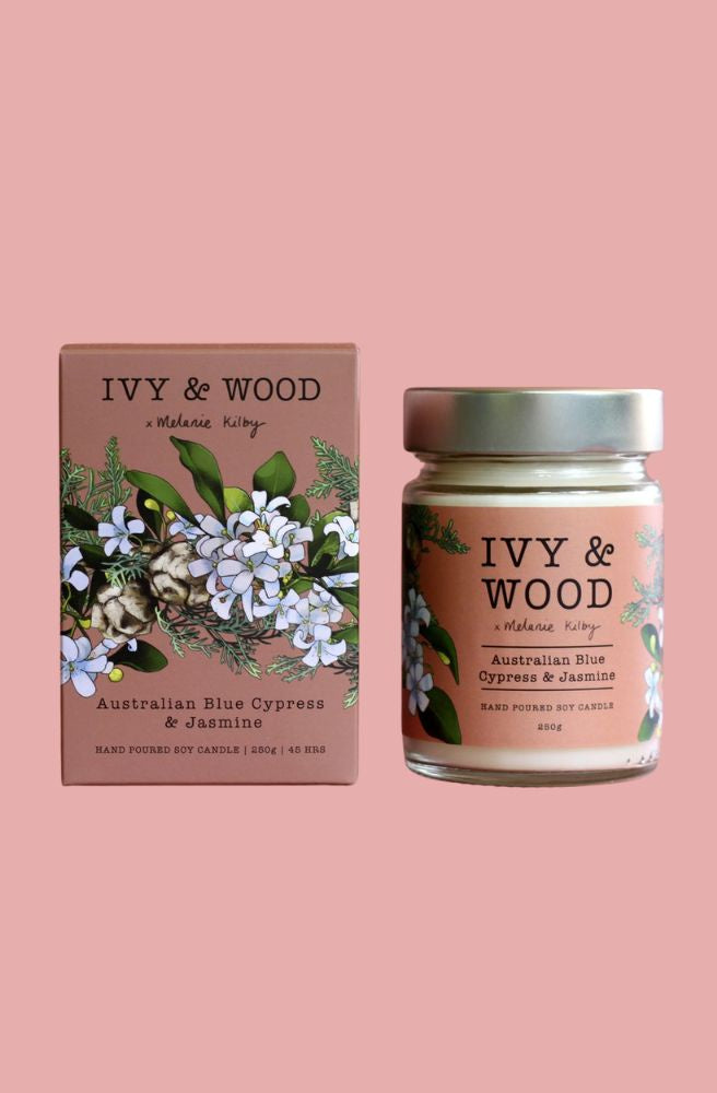 Australian Blue Cypress & Jasmine Candle