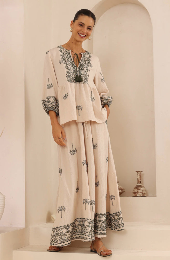 Sahara Palms Maxi Pants