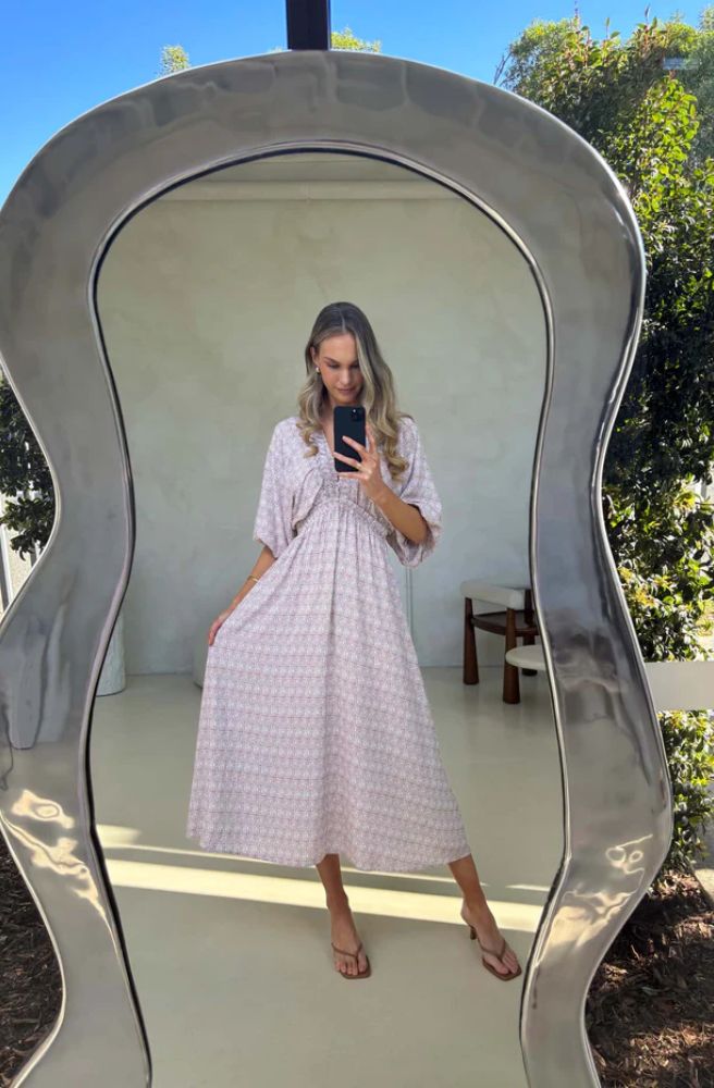 Atlas Camille Maxi Dress, Lightweight Rayon, Full Length