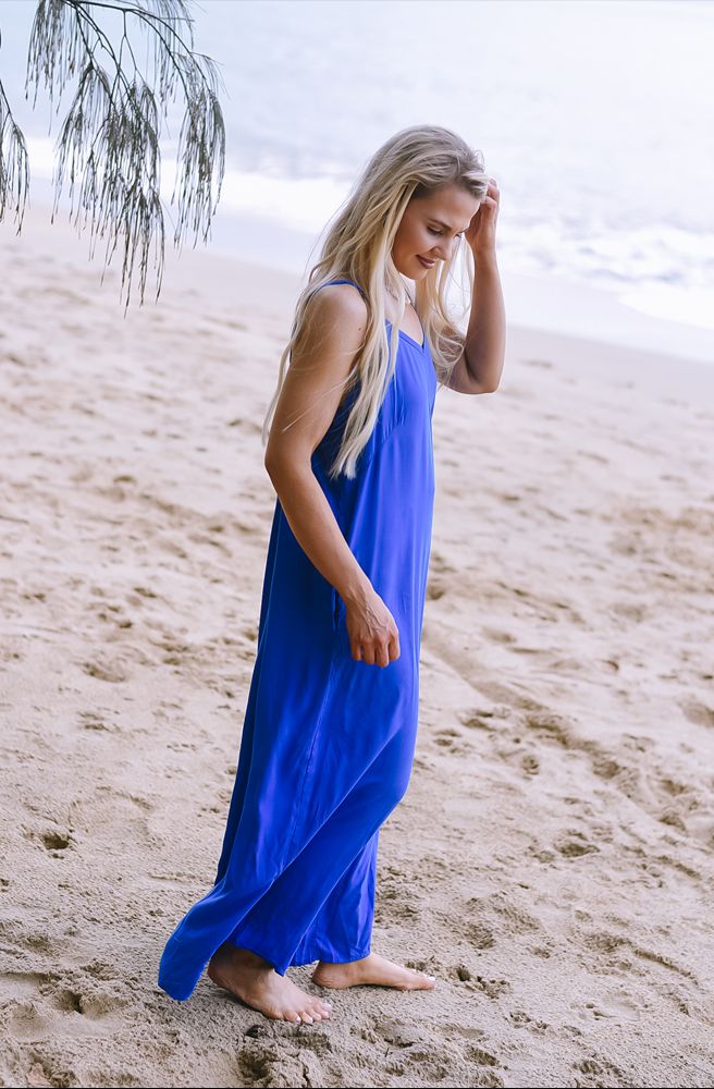 Blue Agave Adele Pantsuit, Boho Floral Print Women’s Jumpsuit