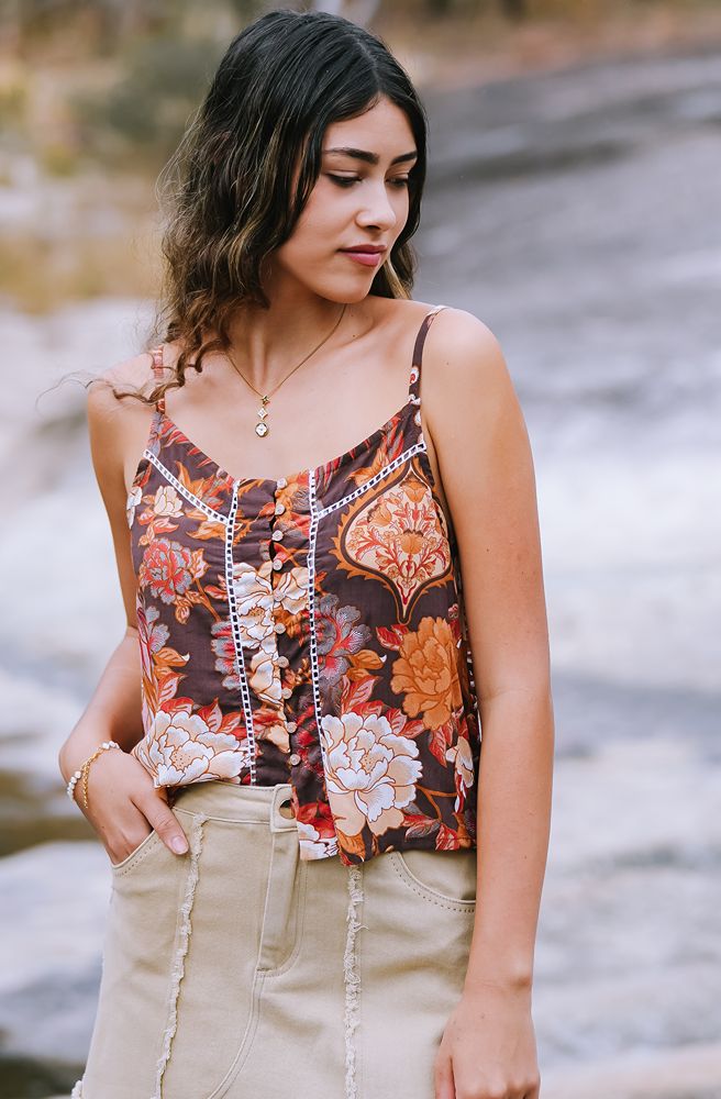 Boheme Plume Chateau Top, Detailed Look Boho Style