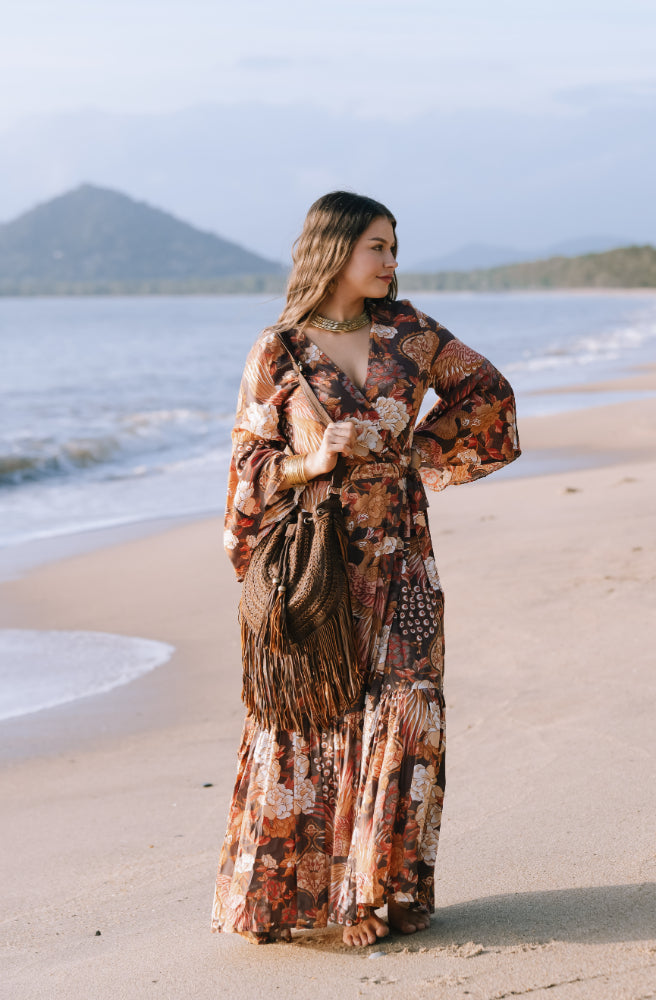 Boheme Plume Saradon Dress