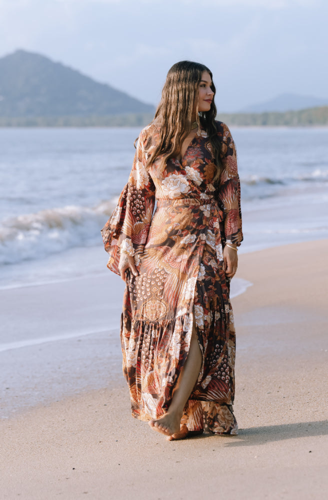 Boheme Plume Saradon Dress