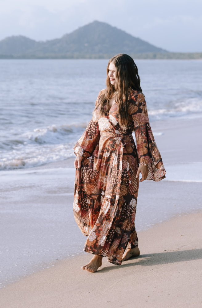 Boheme Plume Saradon Dress