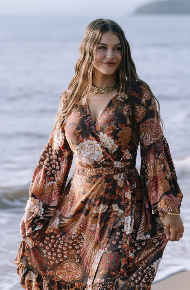 Boheme Plume Saradon Dress