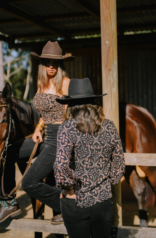 Midnight Tapestry Lizzy Top