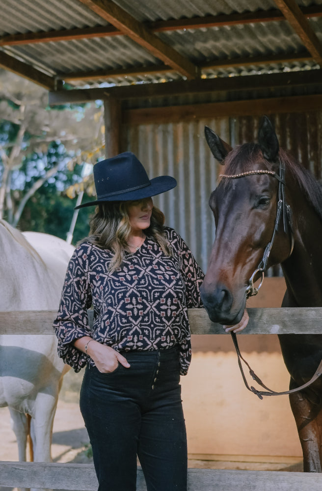 Midnight Tapestry Lizzy Top