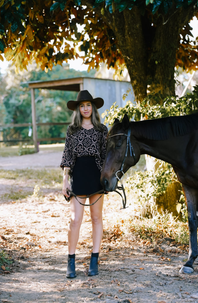 Raven Mist Mini Skirt