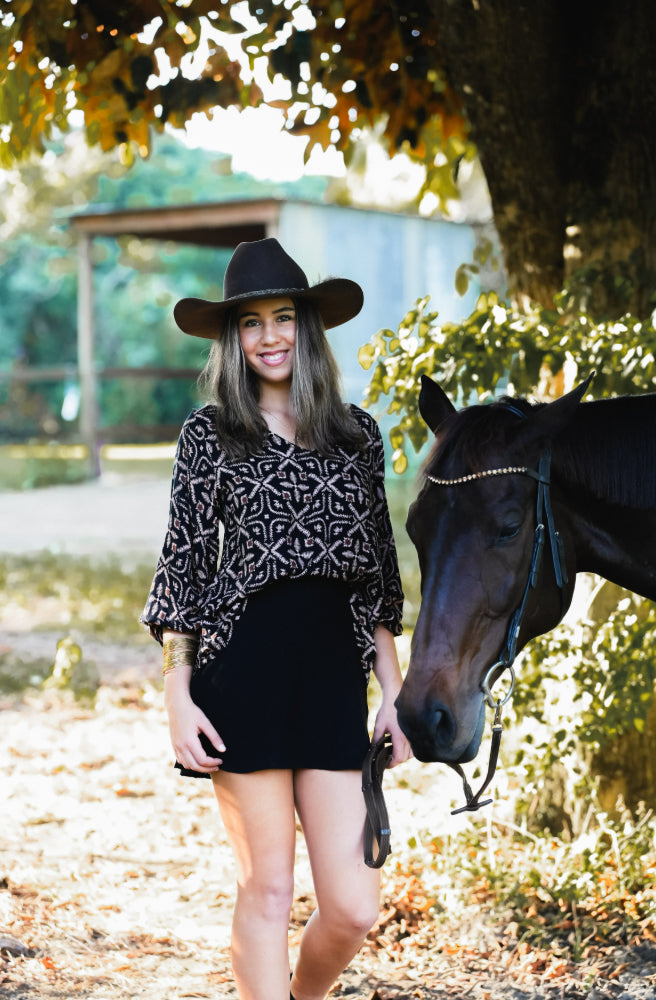 Midnight Tapestry Lizzy Top