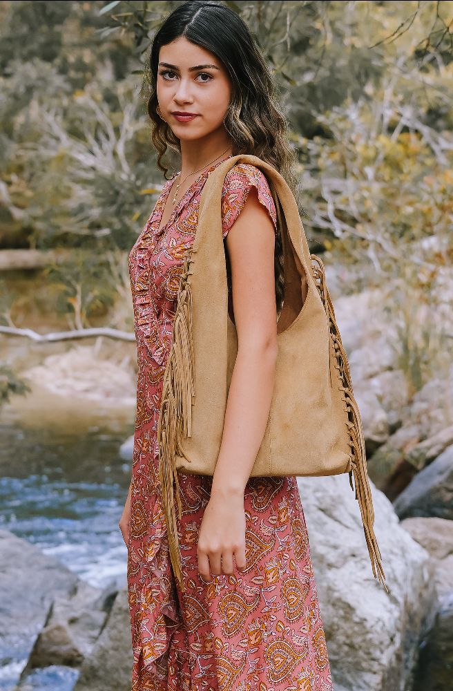 Sahara Blush Bettle Wrap Dress