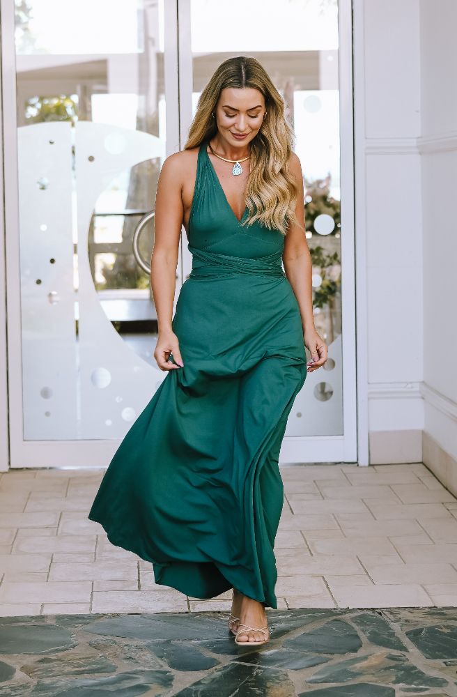 jasper green dress Nocturna Dress Jasper Rebecca Elizabeth
