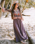 Mauve Palazzo Pants