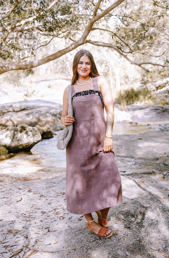 Gypsy Thread 3/4 Length Pinafore Mocha