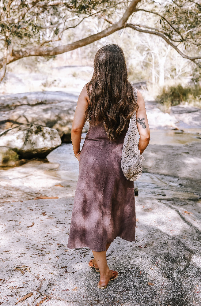 Gypsy Thread 3/4 Length Pinafore Mocha