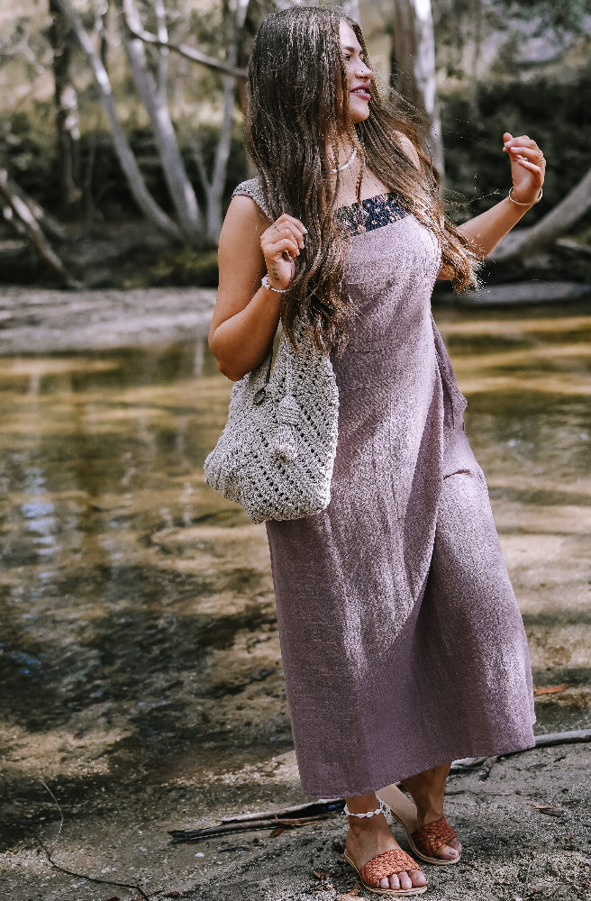 Gypsy Thread 3/4 Length Pinafore Mocha
