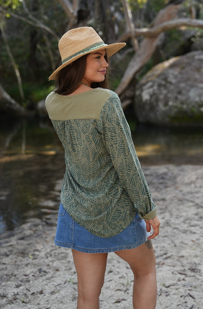 Serena Blouse Forest