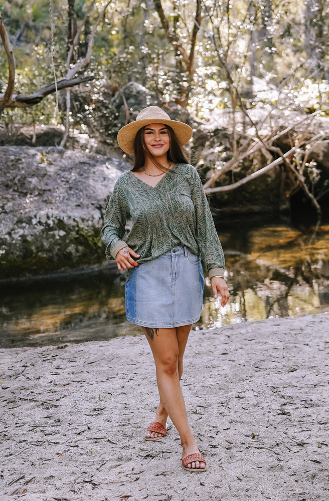 Serena Blouse Forest