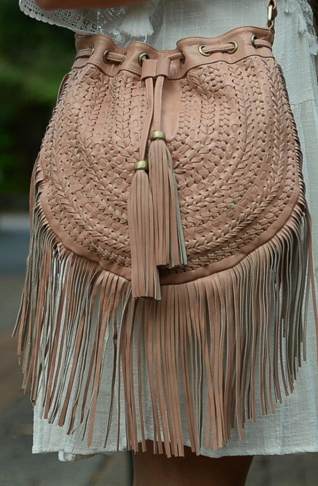 Manyana Leather Shoulder Satchel Bag