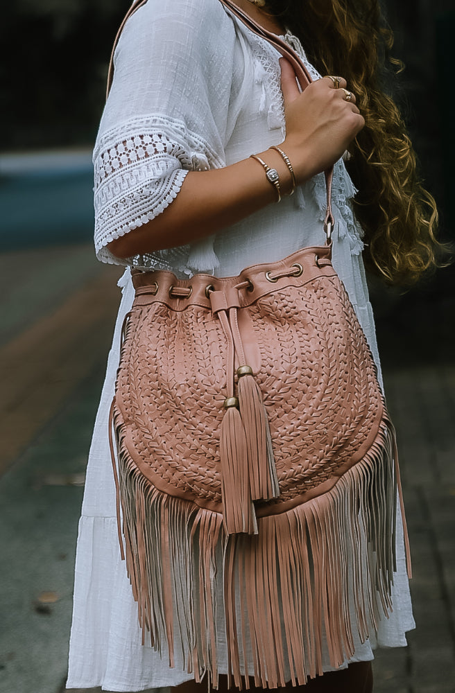 Manyana Leather Shoulder Satchel Bag