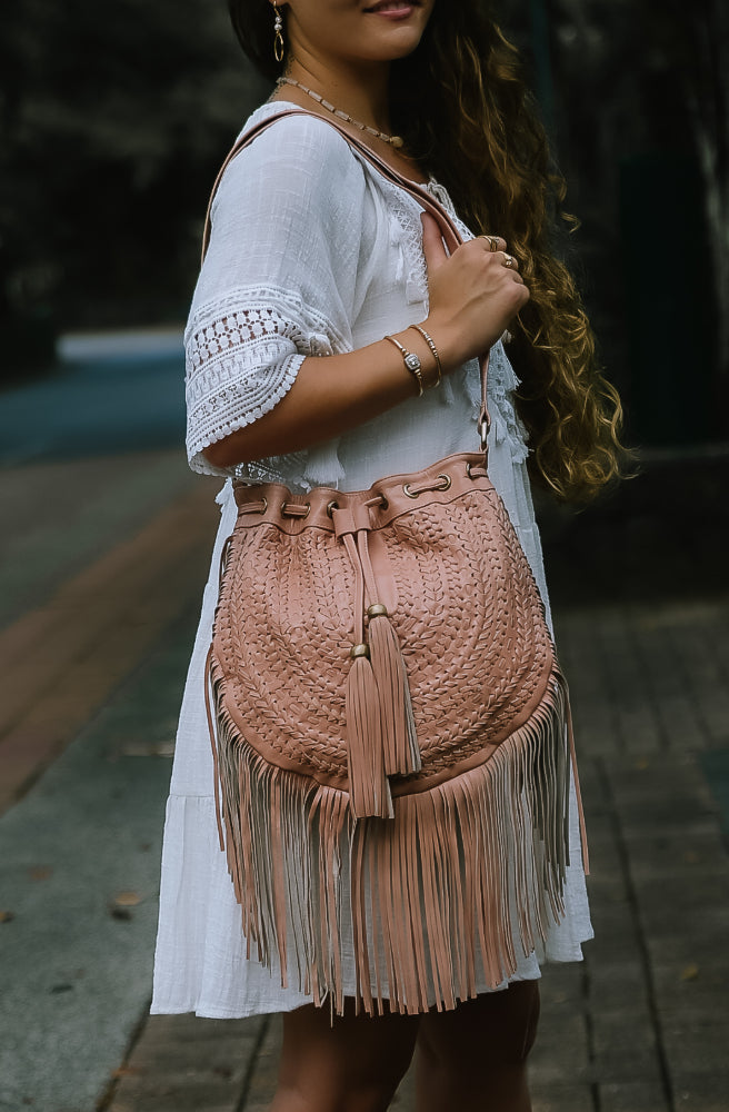 Manyana Leather Shoulder Satchel Bag