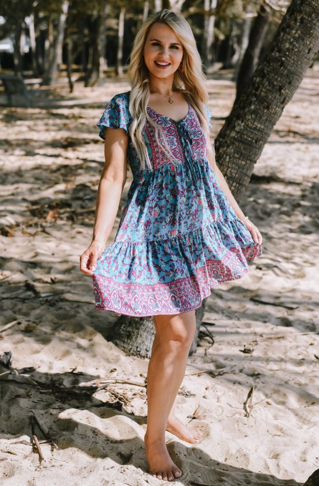 Boho Dreams Babydoll Mini Dress Boho Dreams Babydoll Mini Dress