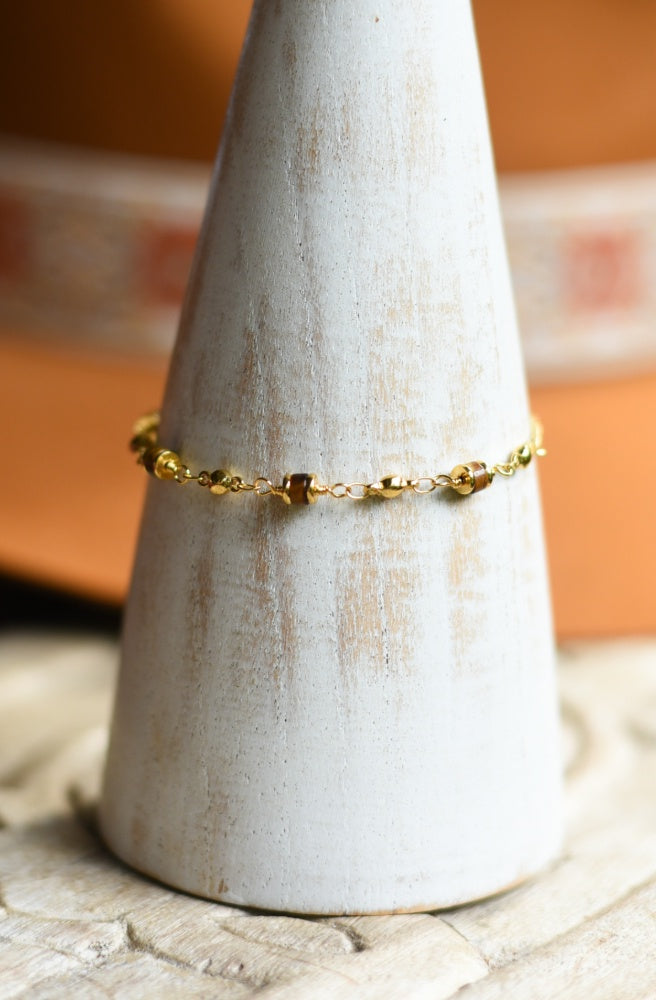 Mystic Tiger's Eye Bracelet, Boho Style