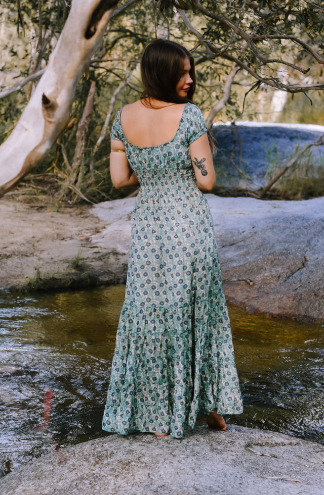 Asha Rosa Dress, Rear View