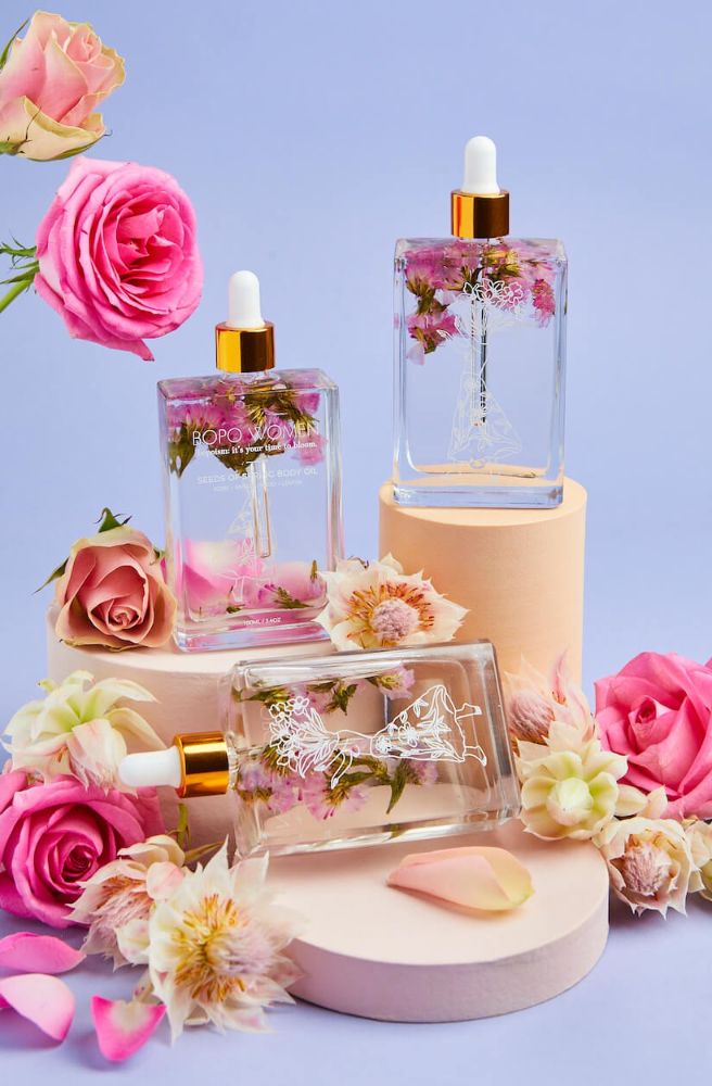 natural womens body oil spring gift