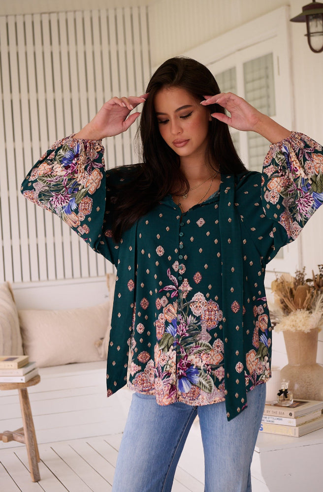 Jaase Estella Print Imogen Blouse