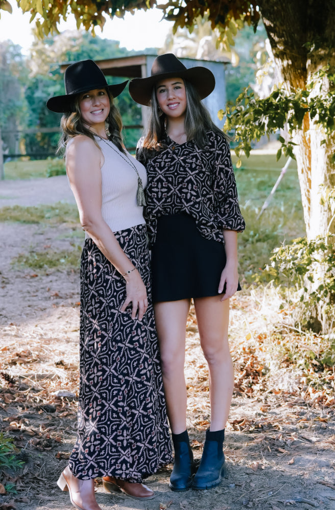 Midnight Tapestry Cher Pants, Collection by Honey Bunch the Label