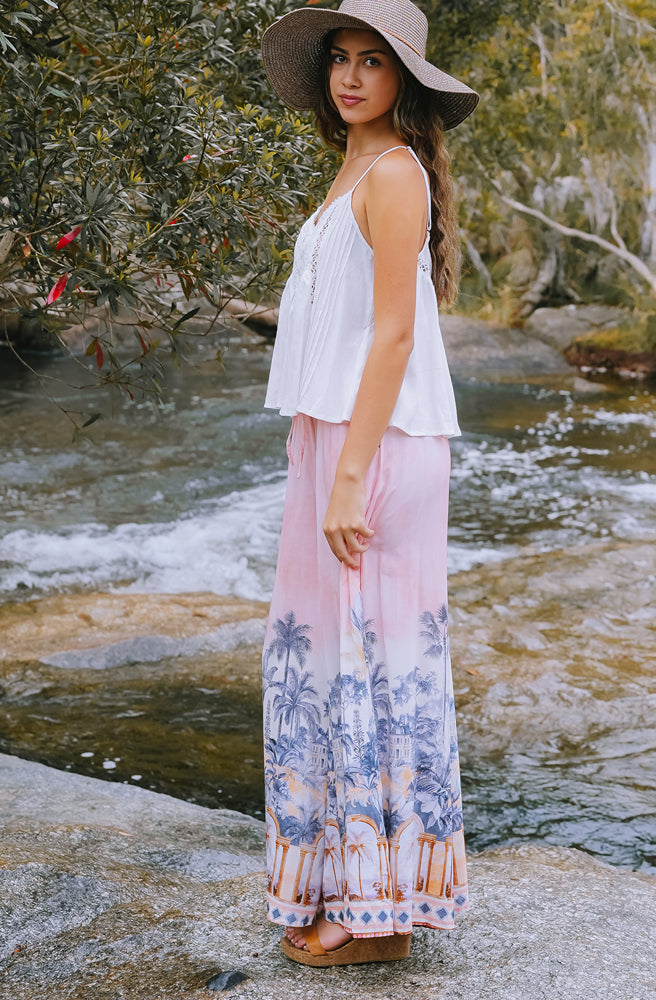 Palma Rosa Maxi Pants, Side View