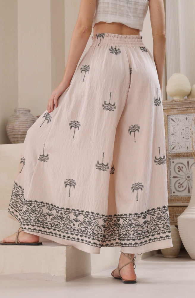 Sahara Palms Maxi Pants, Rear View