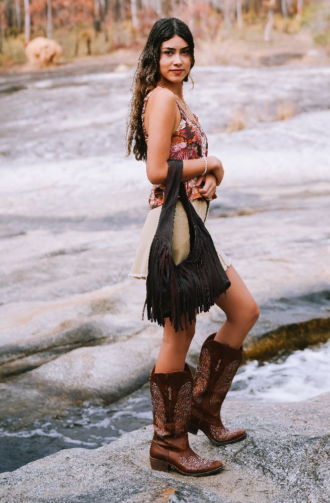 Spirit Shoulder Bag, Women’s Leather Shoulder Bag in Tan Brown