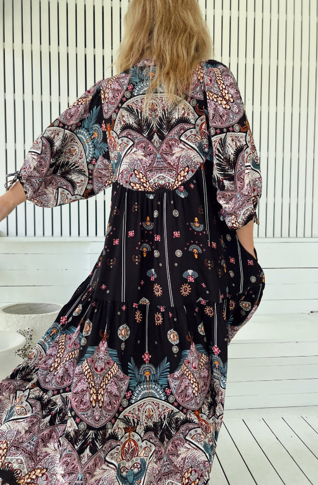 Jaase Super Nova Print Ria Dress, Rear View