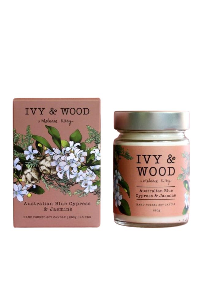 Australian Blue Cypress & Jasmine Candle