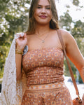 Brown Bayou Long Tube Top