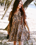 Dusk Paisley Cherry Mini Dress