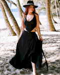 Ebony Nymph Wrap Skirt