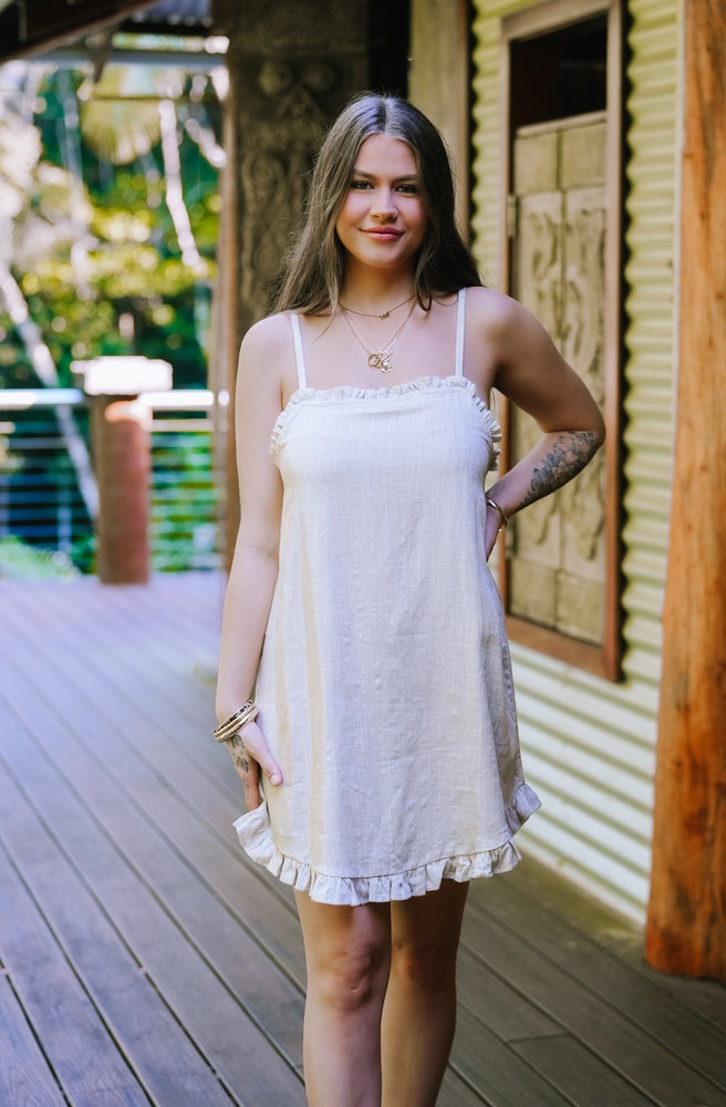 boho linen dress Boho Linen Dress