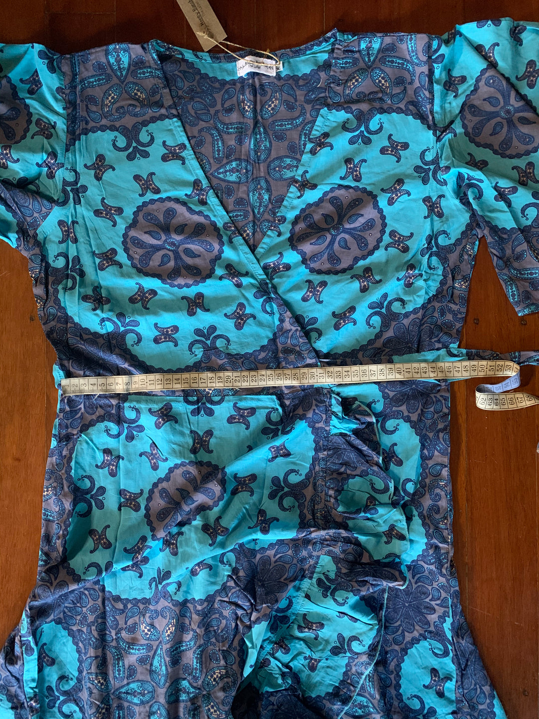 Lulu Print Combi Wrap Maxi Dress