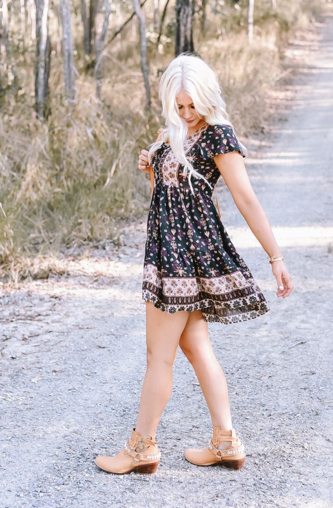 Savannah Baby Doll Mini Dress